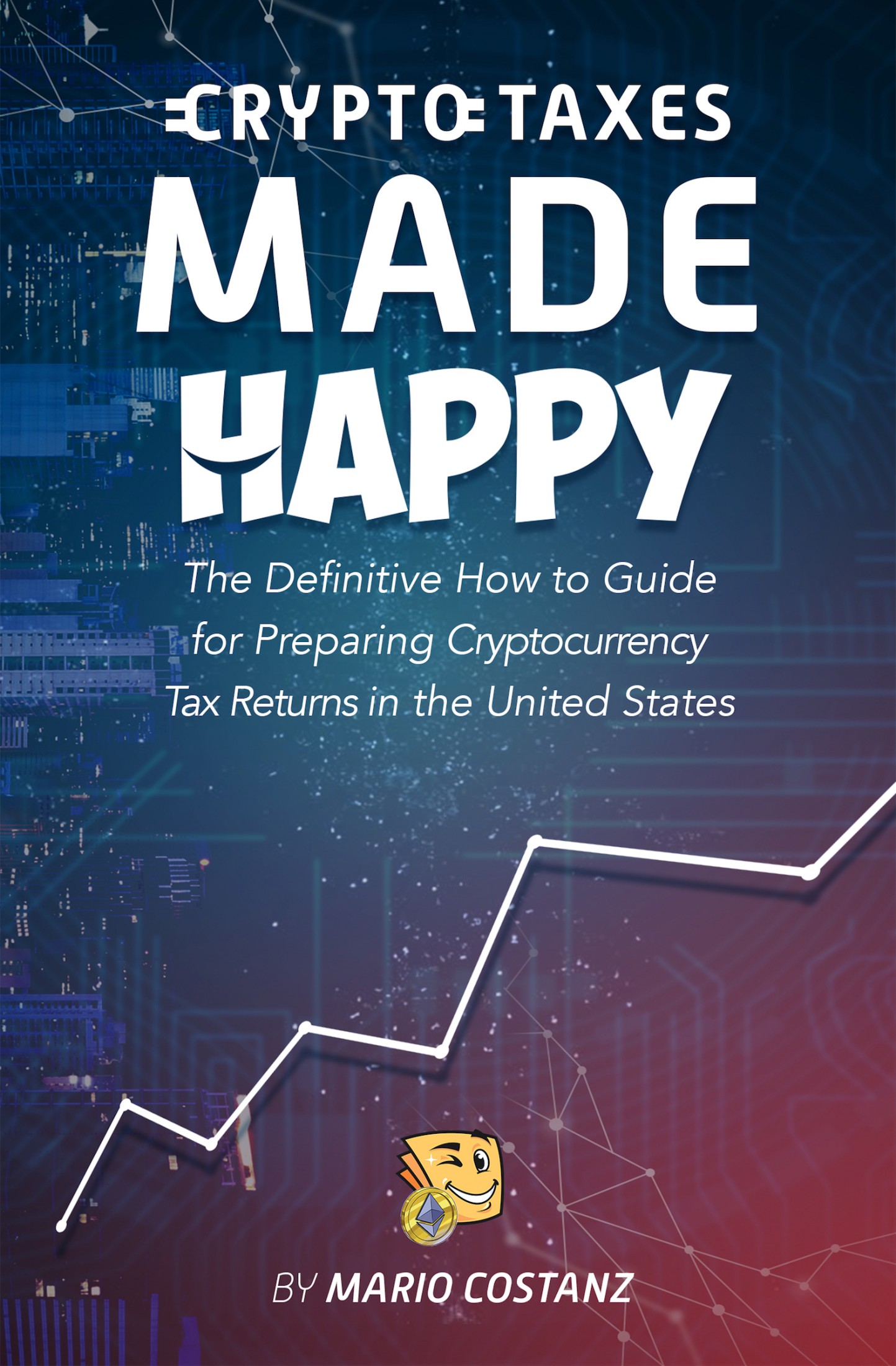 Cover of Crypto Taxes Made Happy by Mario Costanz
